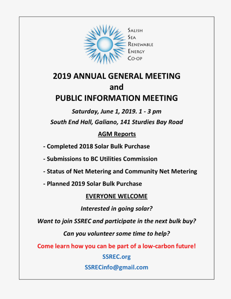 SSREC – 2019 AGM poster SSREC - 2019 AGM poster