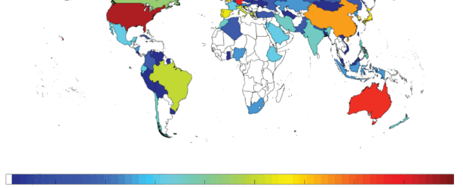100% RE system analyses per country